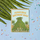 T-REX DINOSAUR HUGS - BIRTHDAY GREETING CARD