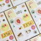 BIRTHDAY THINGS ADHESIVE GIFT TAG STICKER SHEETS - SET OF 3