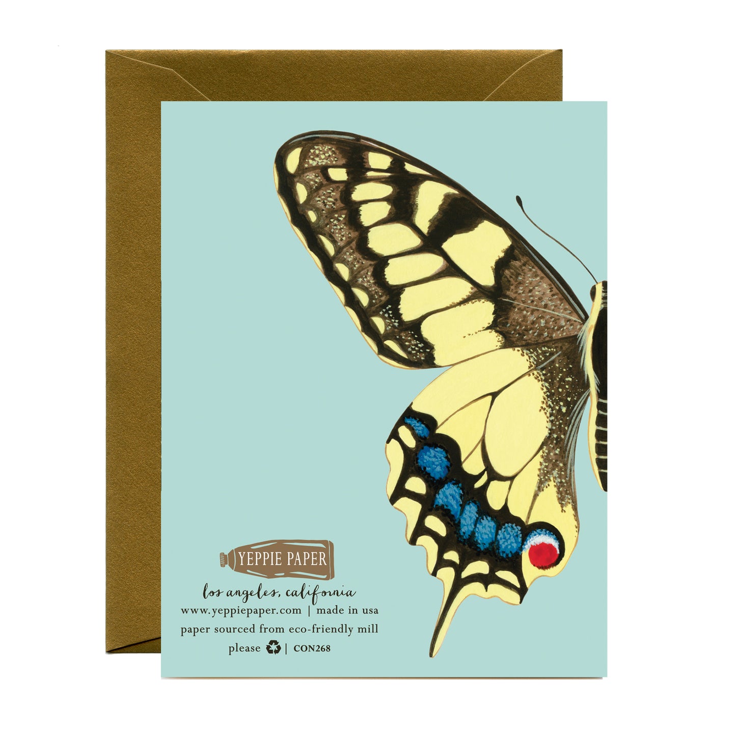 SWALLOWTAIL BUTTERFLY - CONGRATULATIONS GREETING CARD