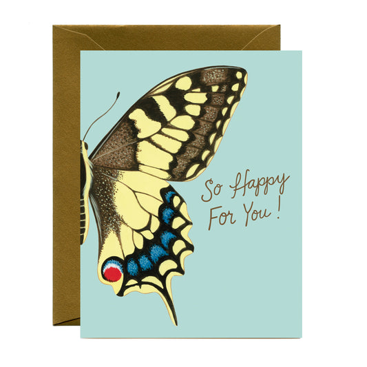 SWALLOWTAIL BUTTERFLY - CONGRATULATIONS GREETING CARD