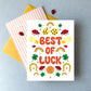 LUCKY CHARMS  - GOOD LUCK GREETING CARD