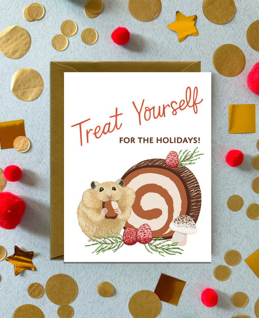 HAMSTER HOLIDAY - CHRISTMAS GREETING CARD