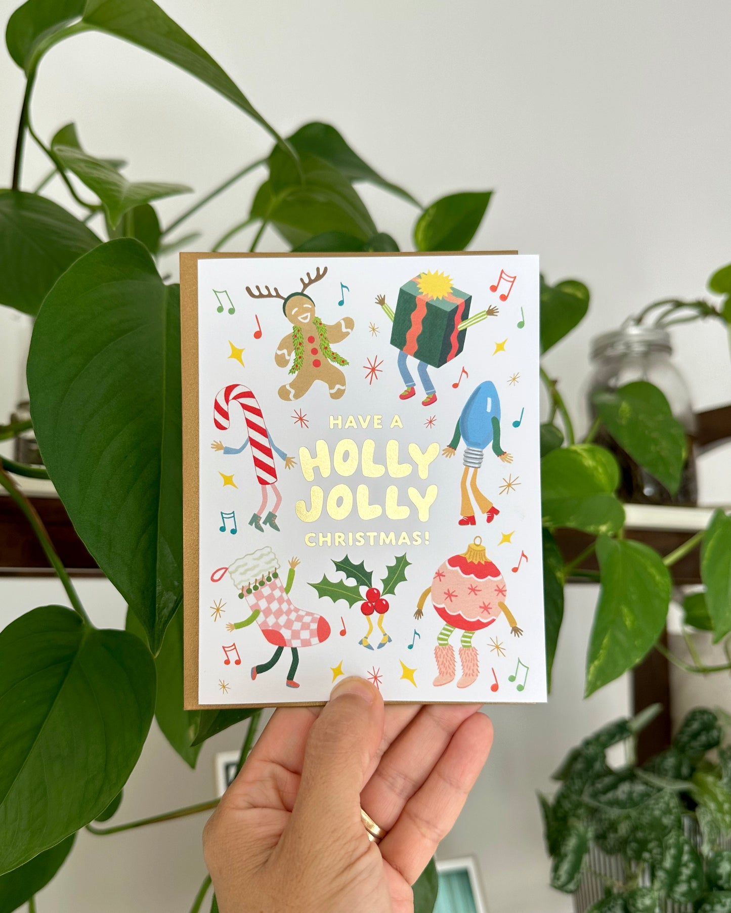 HOLLY JOLLY - CHRISTMAS GREETING CARDS, BOXED SET OF 8