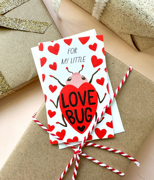 LOVE BUG - VALENTINE'S DAY MINI CARD