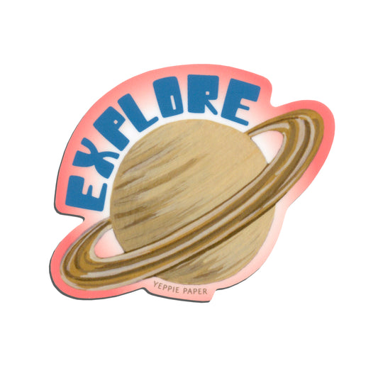 EXPLORE - DIE CUT STICKER