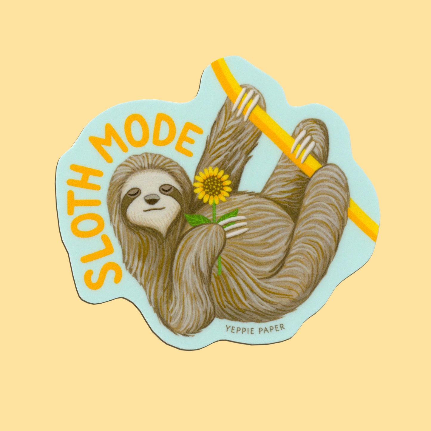 SLOTH MODE - DIE CUT STICKER