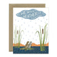 MICE IN THE RAIN - SYMPATHY GREETING CARD