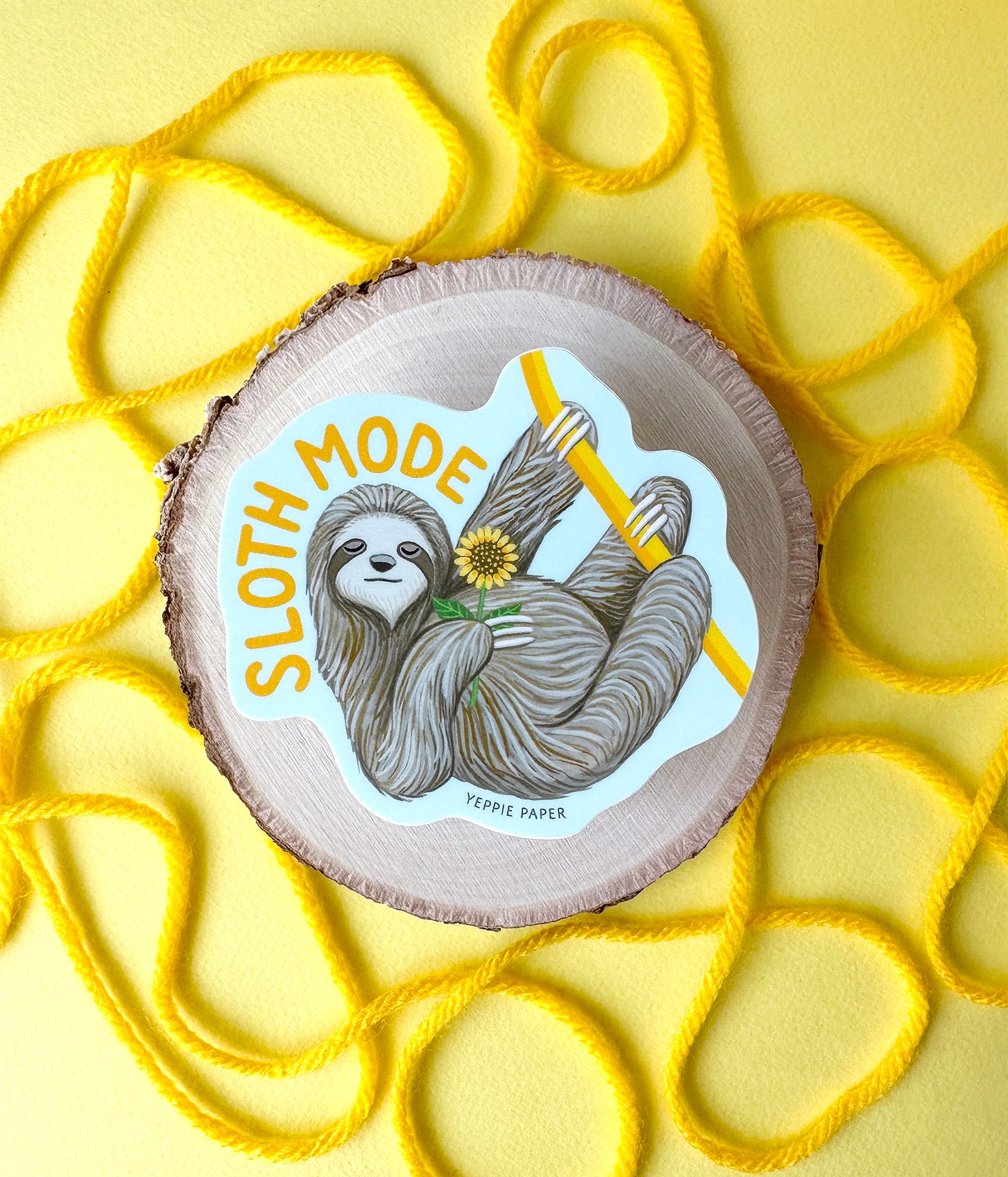 SLOTH MODE - DIE CUT STICKER