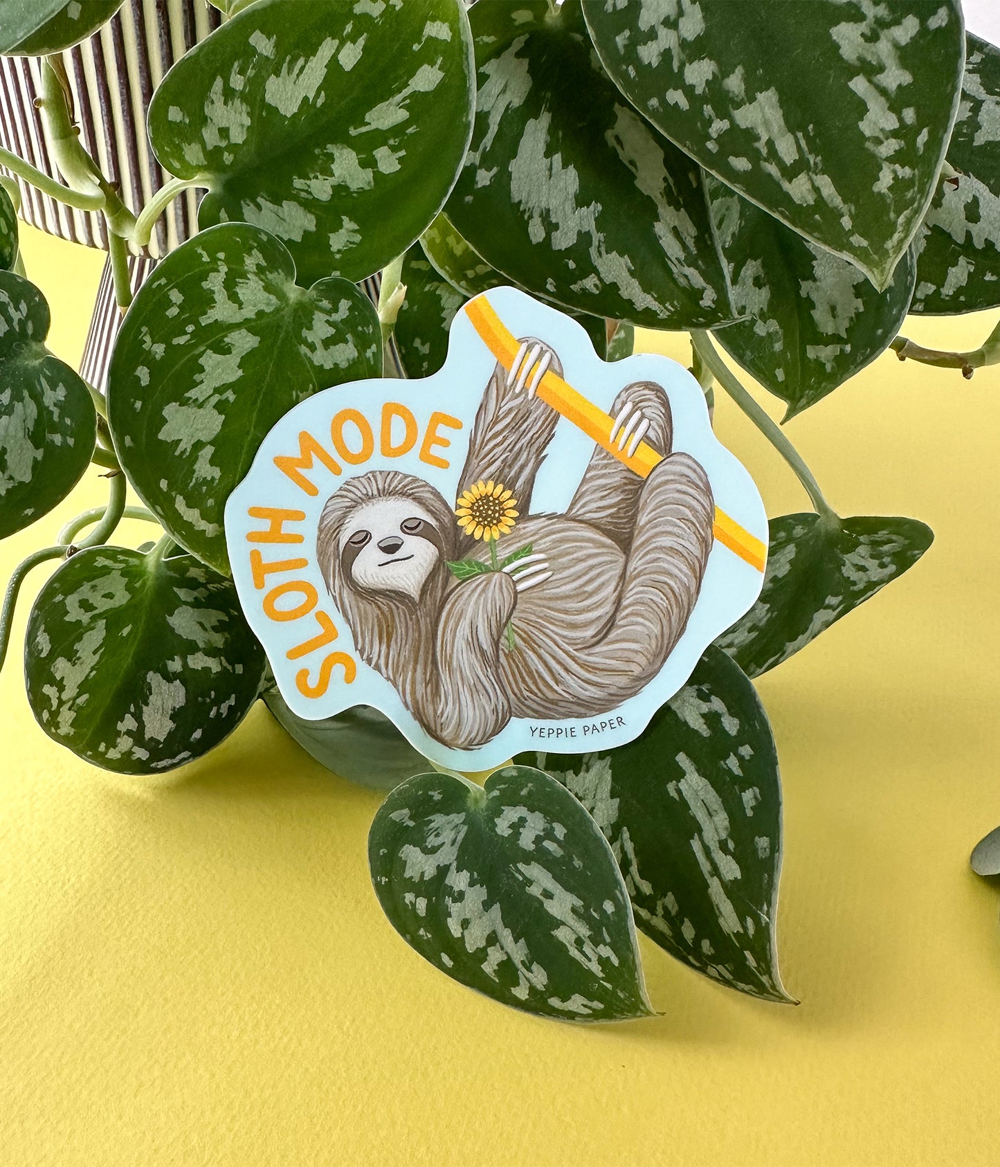 SLOTH MODE - DIE CUT STICKER