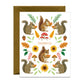 THANKFUL SQUIRRELS - THANKSGIVING GREETING CARD