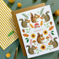 THANKFUL SQUIRRELS - THANKSGIVING GREETING CARD