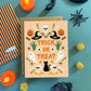 TRICK OR TREAT - HALLOWEEN GREETING CARD