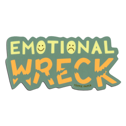 EMOTIONAL WRECK - DIE CUT STICKER